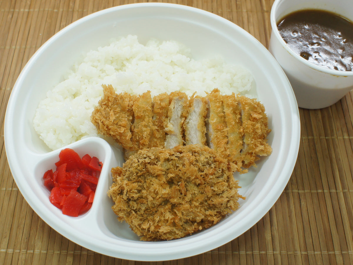 ダブルかつカレー